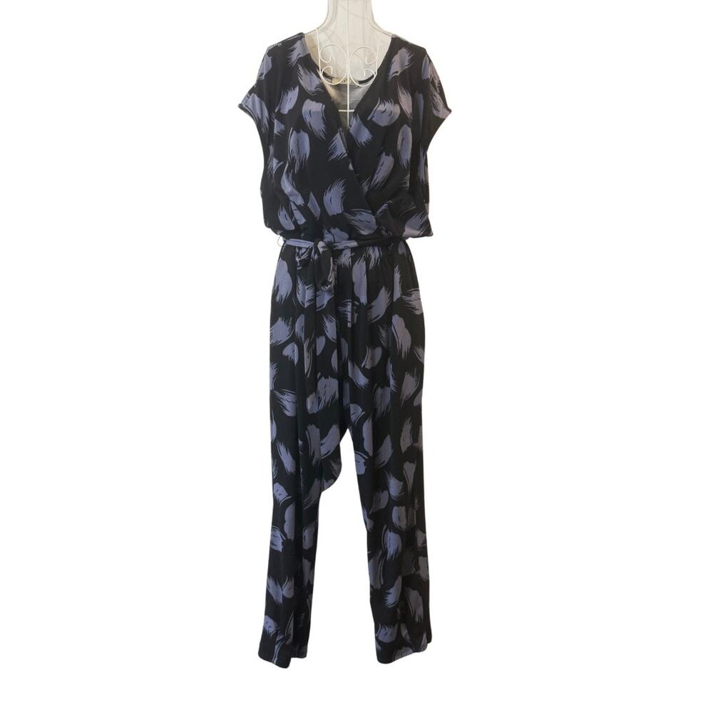 Dex Women’s Abstract Print Jumpsuit Size XL